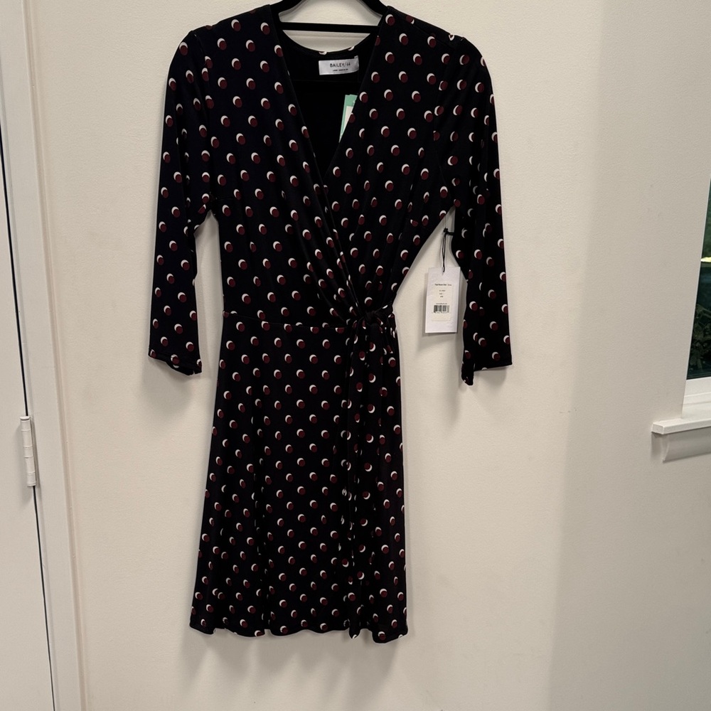 Marine Serre Black and Pink Crescent Dress